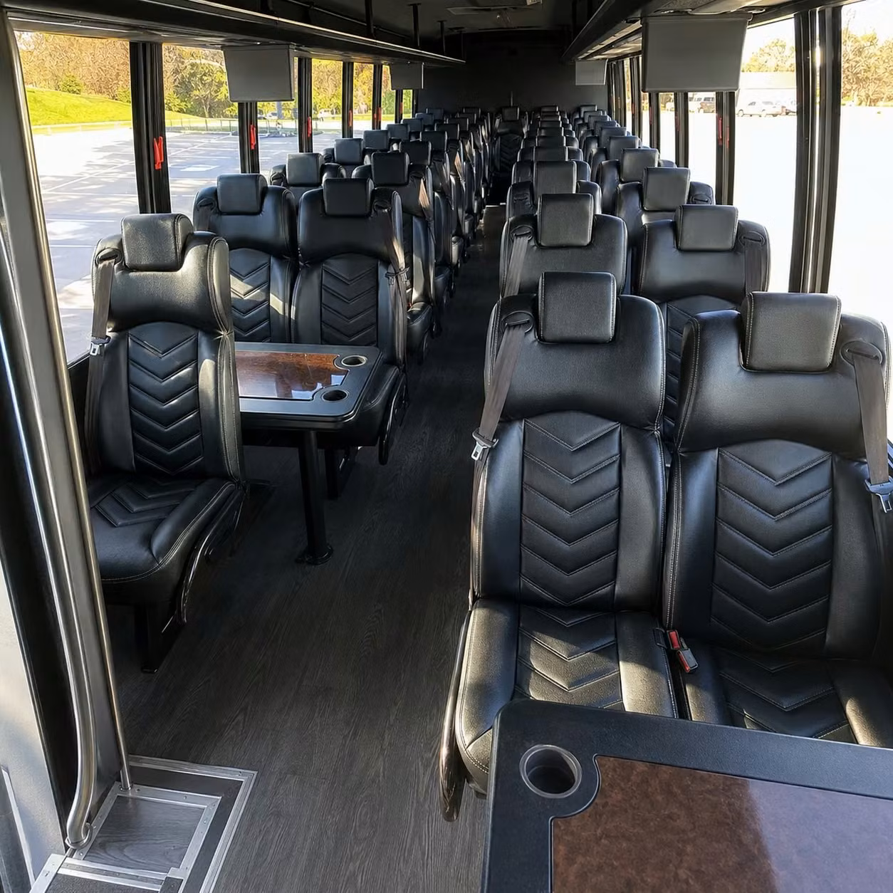 28 passenger minibus interior