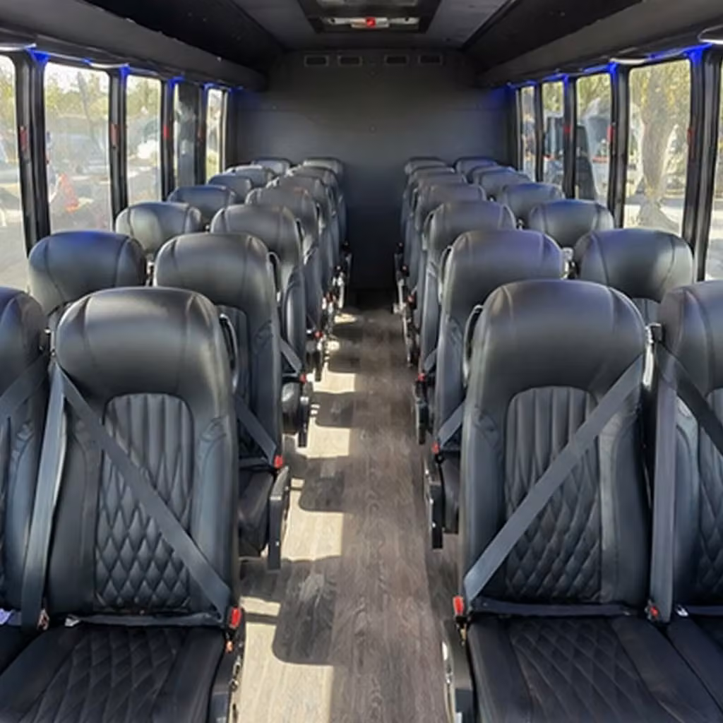 30 passenger minibus interior