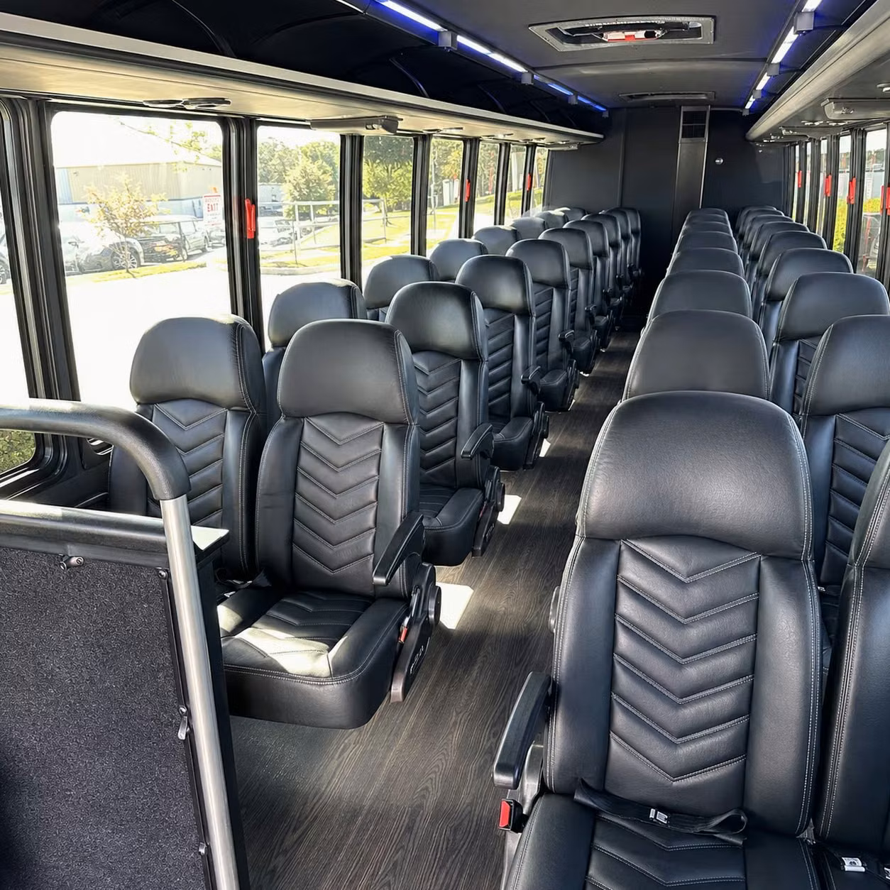 35 passenger minibus inside