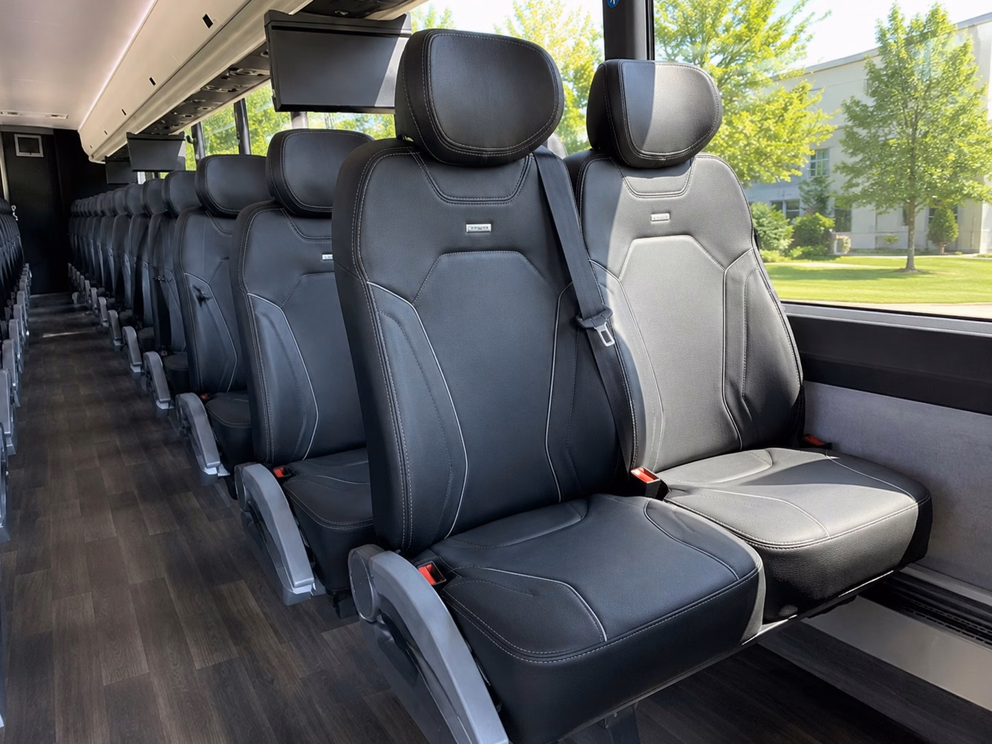 billings charter bus interior gallery