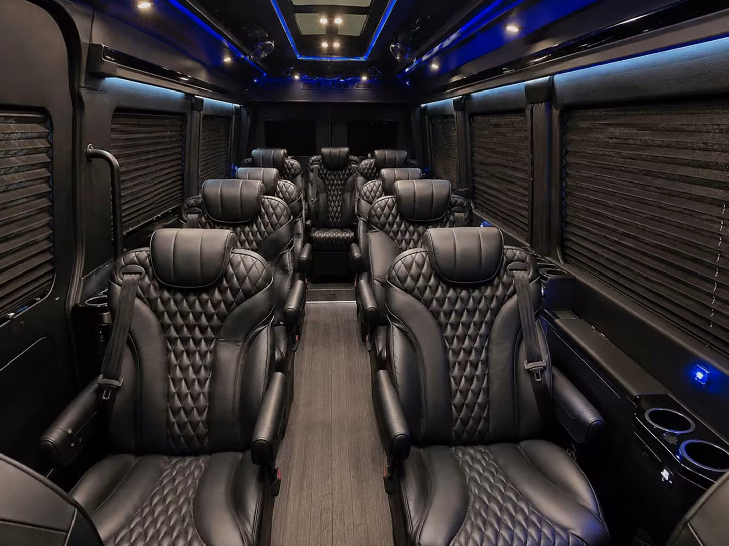 sprinter van with driver inside